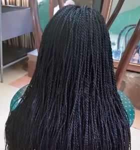 Lovely handmade African twist braids wig cap